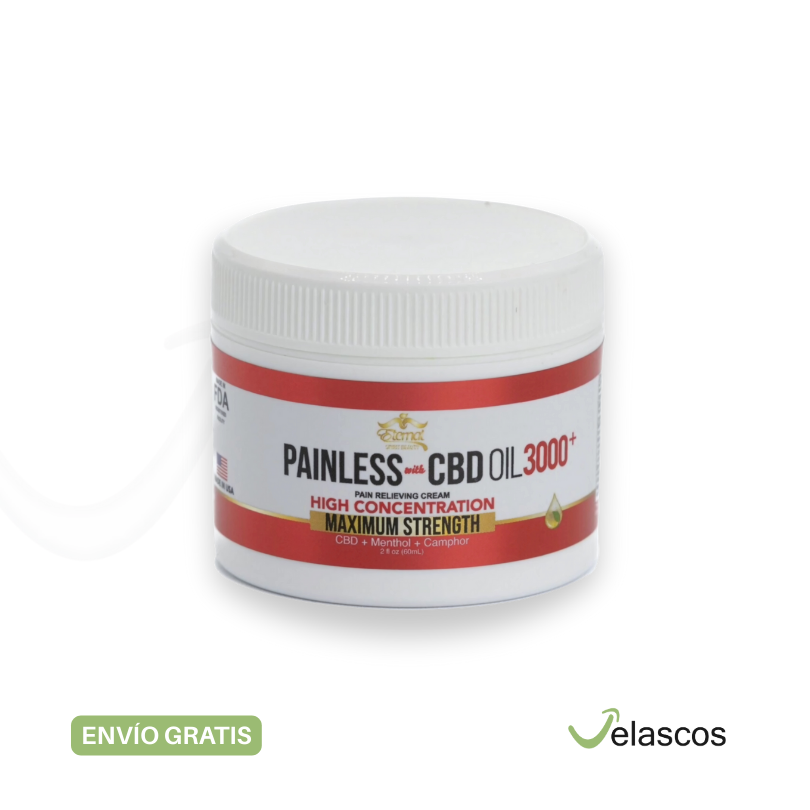 Painless with CBD Oil Cream 3,000 say goodbye to pain