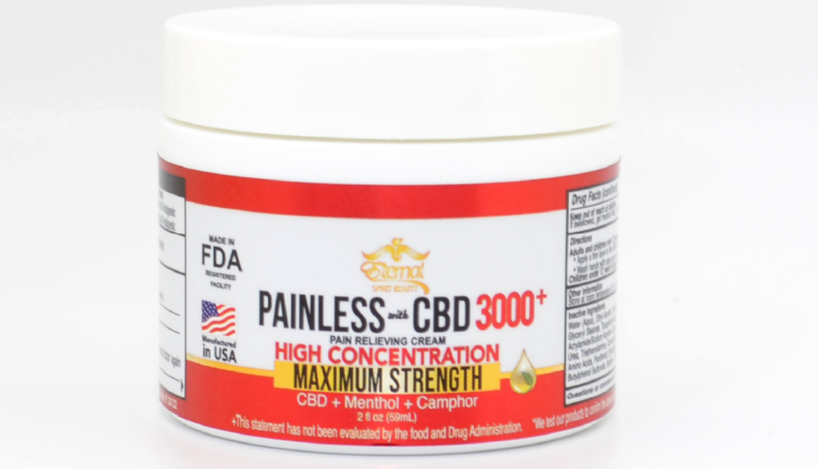Painless with CBD Oil Cream 3,000